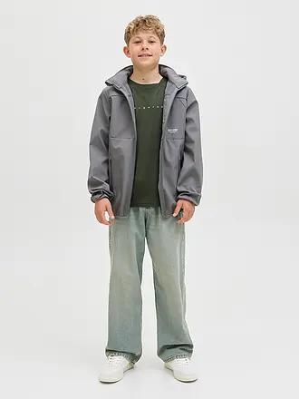 JACK & JONES | Jungen T-Shirt JJESTAR | dunkelgrün